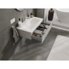 Mexen Orio bathroom cabinet 80 cm with Vela washbasin, 1 drawer, grey matte/white matte - 91A10-08023-1-BF62-W23M01