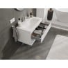 Mexen Orio bathroom cabinet 80 cm with Vela sink, 2 drawers, white matt - 91A10-08047-2-BFF01-W23M01