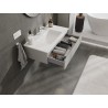 Mexen Orio bathroom cabinet 90 cm with sink Otis, 1 drawer, gray matte/white matte - 91A10-09023-1-BF62-W18M01