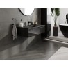 Mexen Orio 90 cm Bathroom Cabinet with Sink Otis, 1 Drawer, Black Gloss/Black Matte - 91A10-09023-1-BF70-W18M71