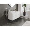 Mexen Orio bathroom cabinet 90 cm with Vela washbasin, 2 drawers, white matte - 91A10-09047-2-BFF01-W23M01
