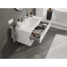 Mexen Orio bathroom cabinet 90 cm with Vela washbasin, 2 drawers, white matte - 91A10-09047-2-BFF01-W23M01