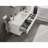 Mexen Orio bathroom cabinet 120 cm with Otis sink, 2 drawers, white matte - 91A10-12047-2-BFF01-W18M01