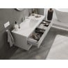 Mexen Orio bathroom cabinet 120 cm with Otis washbasin, 2 drawers, grey matt/white matt - 91A10-12047-2-BFF62-W18M01