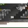 Mexen Carlos 1.5-compartment granite sink 582 x 475 mm, Grey, siphon Chrome - 6518581500-71