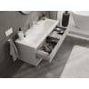 Mexen Orio bathroom cabinet 120 cm with Vela washbasin, 2 drawers, grey matt/white matt - 91A10-12047-2-BFF62-W23M01