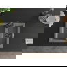 Mexen Carlos 1.5-compartment granite sink 582 x 475 mm, Grey, siphon Black - 6518581500-71-B