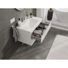 Mexen Orio 80 cm bathroom cabinet with sink Otis, 2 drawers, white gloss - 91A10-08047-2-BFF00-W18M00