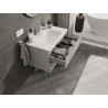 Mexen Orio bathroom cabinet 80 cm with Otis sink, 2 drawers, grey matte/white matte - 91A10-08047-2-BFF62-W18M01