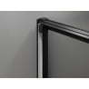 Mexen Exo-3S sliding shower door 95 cm, transparent, black - 8153-095-000-70-00
