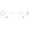 Mexen Lusso toilet paper holder, chrome - 70A16825-00