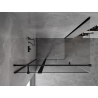 Mexen Mist T shower enclosure hinged 115 x 100 cm, transparent, black - 8A4T-115-100-70-00