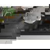 Mexen Matias granite kitchen sink 1.5-basin with drainer and Telma kitchen tap, black - 6502-77-670200-50-B
