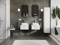 Mexen Orio bathroom cabinet for washbasin 50 cm, 1 drawer, white matte- 91A10-05023-1-BF01