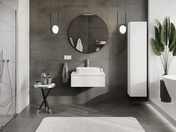 Mexen Orio 70 cm Bathroom Cabinet, 1 Drawer, Matte White - 91A10-07023-1-BF01