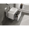 Mexen Orio bathroom cabinet under sink 70 cm, 1 drawer, white gloss - 91A10-07047-1-BF00