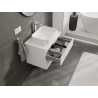 Mexen Orio 70 cm bathroom cabinet, 2 drawers, white matte - 91A10-07047-2-BFF01