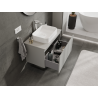 Mexen Orio bathroom cabinet for washbasin 80 cm, 1 drawer, grey matte - 91A10-08047-1-BF62