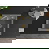 Mexen Vito 1-compartment granite sink with a kitchen mixer tap Telma, Grey - 6503-71-670200-50