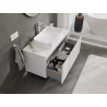 Mexen Orio bathroom cabinet under sink 100 cm, 1 drawer, white gloss - 91A10-10047-1-BF00