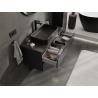 Mexen Orio bathroom cabinet under sink 100 cm, 2 drawers, black matte - 91A10-10047-2-BFF71