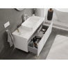 Mexen Orio bathroom cabinet under sink 120 cm, 1 drawer, white gloss - 91A10-12047-1-BF00