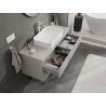 Mexen Orio bathroom cabinet under sink 120 cm, 2 drawers, grey matte - 91A10-12047-2-BFF62