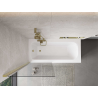Mexen Mist Shower Screen 1-Panel 80 x 150 cm, Transparent, Gold - 8A9-080-001-50-00