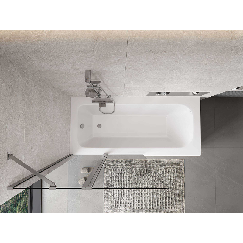 Mexen Mist 2-wing shower screen 100 x 150 cm, transparent, chrome - 8A9-100-011-01-00