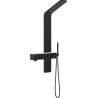 Mexen Sund Shower Panel, Black - 7620-02-70
