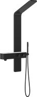 Mexen Sund Shower Panel, Black - 7620-02-70