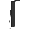 Mexen Mano shower panel, black - 7609-02-70