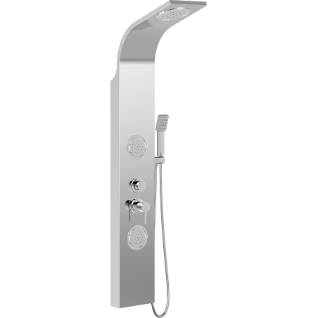 Mexen Gros shower panel, chrome - 7619-03-00