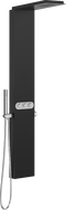 Mexen Omar shower panel, black - 7610-03-70