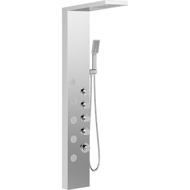 Mexen Lando shower panel, chrome - 7611-04-00