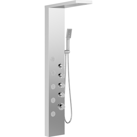 Mexen Lando shower panel, chrome - 7611-04-00