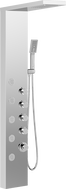 Mexen Lando shower panel, chrome - 7611-04-00