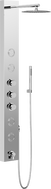 Mexen Ivo shower panel with spout, chrome - 7608-03-00