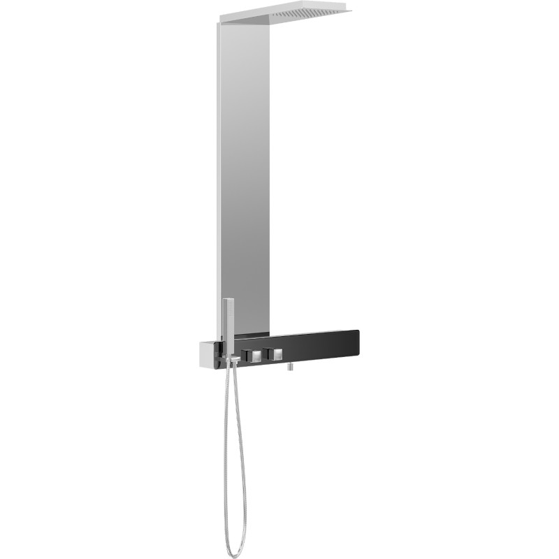 Mexen Trix shower panel, chrome - 7606-02-00
