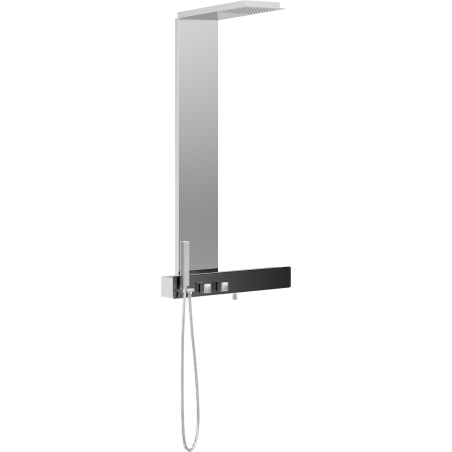 Mexen Trix shower panel, chrome - 7606-02-00