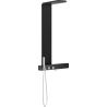 Mexen Trix shower panel, black - 7606-02-70