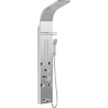 Mexen Adrox shower panel with spout, chrome - 7613-04-00
