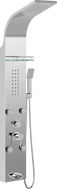 Mexen Adrox shower panel with spout, chrome - 7613-04-00