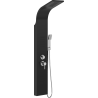 Mexen Taro shower panel, black - 7614-03-70