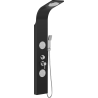 Mexen Gros shower panel, black - 7619-03-70
