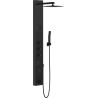 Mexen Orco shower panel, black - 7607-03-70