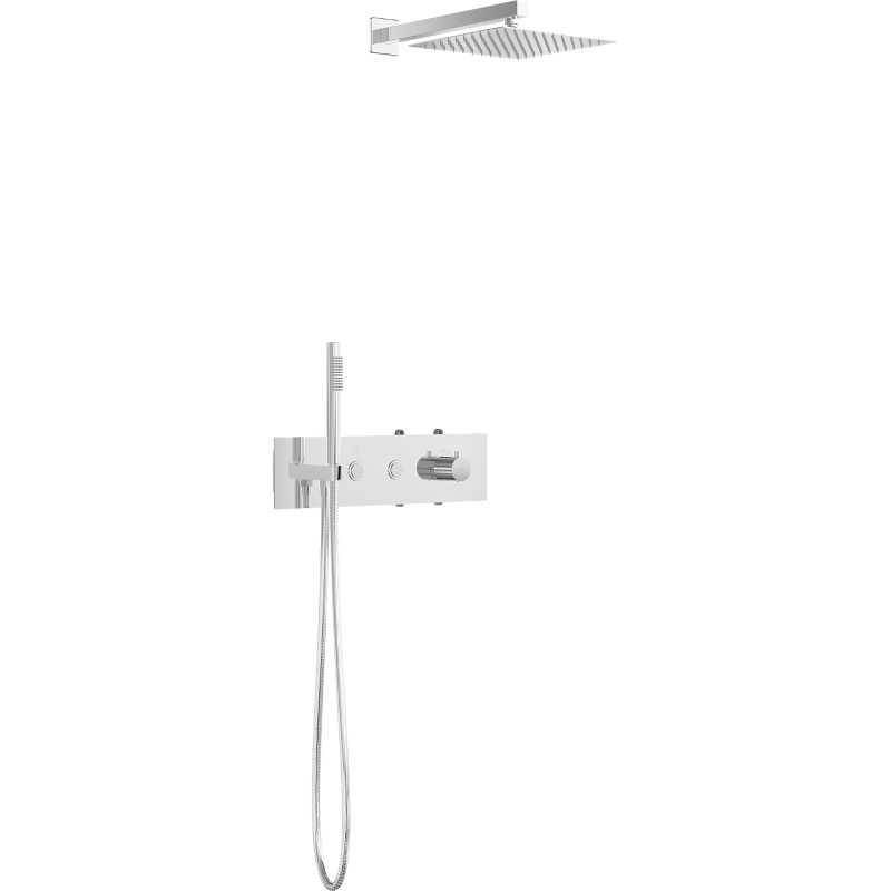 Mexen Azul concealed shower set, chrome - 7629-03-00