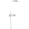 Mexen Azul concealed shower set, chrome - 7629-03-00