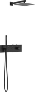 Mexen Azul concealed shower set, black - 7629-03-70