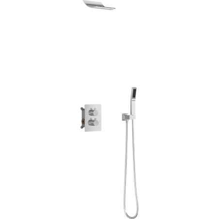 Mexen Salto concealed shower set, chrome - 7604-02-00